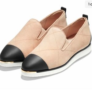 Cole Haan Grand Ambition Suede Slip On Loafer